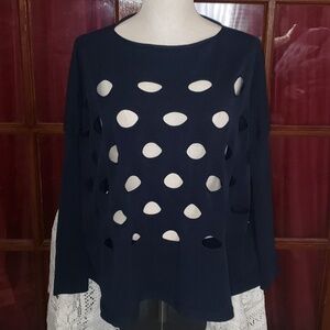 OBLIQUE CREATIONS MADE IN ITALY SWEATER